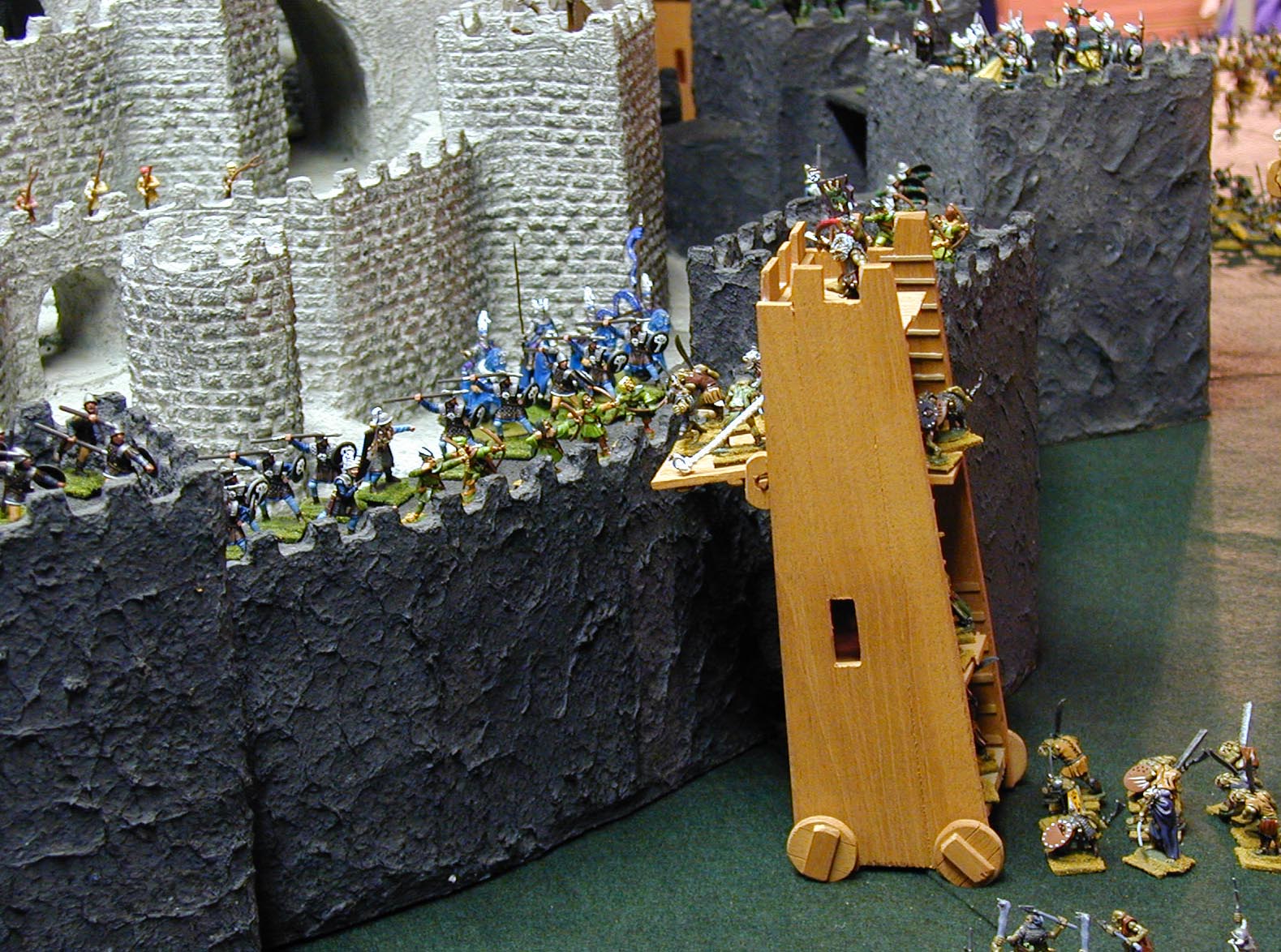 Minas Tirith Wall - Lord of the Rings  Minas tirith, Lord of the rings,  Wargaming terrain